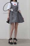 SHUSHUTONG open back dress aw21dr07 gray